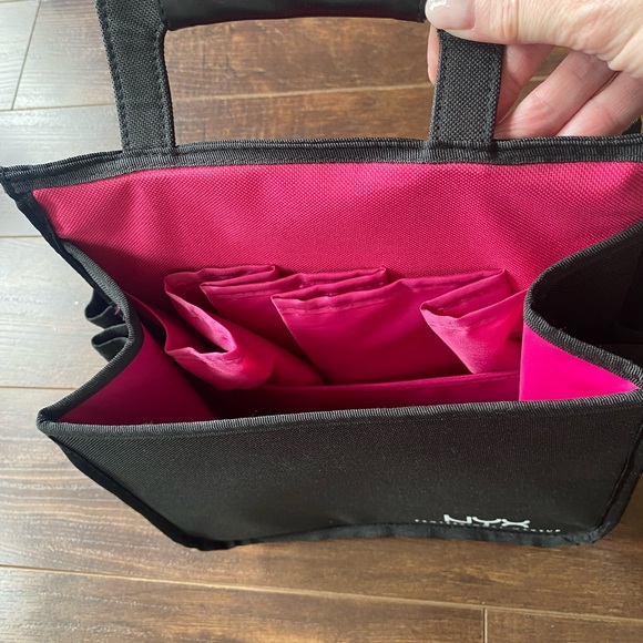 NYX Black and Pink Cosmetic Bag - Picture 5 of 11